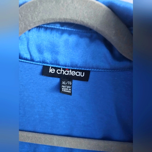Le Chateau Blouse XL Blue - Picture 6 of 8